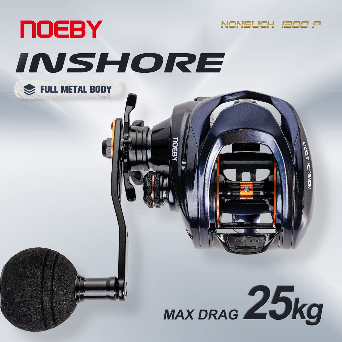 Surf Reel - Noeby Inshore Baitcasting Fishing Reel 25kg